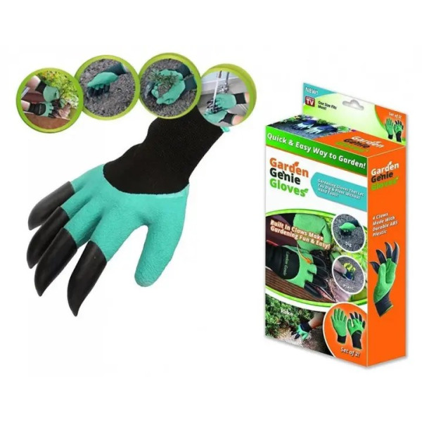Рукавичка з кігтями для саду GARDEN GLOVE (200)в уп.200шт