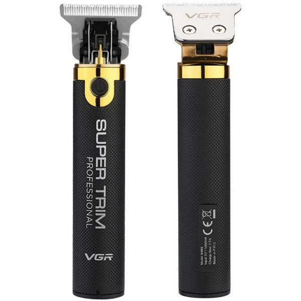 Триммер для стрижки волос и бороды VGR V-082, Professional, 3 насадки, STRONG BATTERY