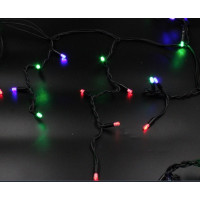 Гирлянда Уличная бахрома LED 120, RGB, черный провод, 5M, соединитель