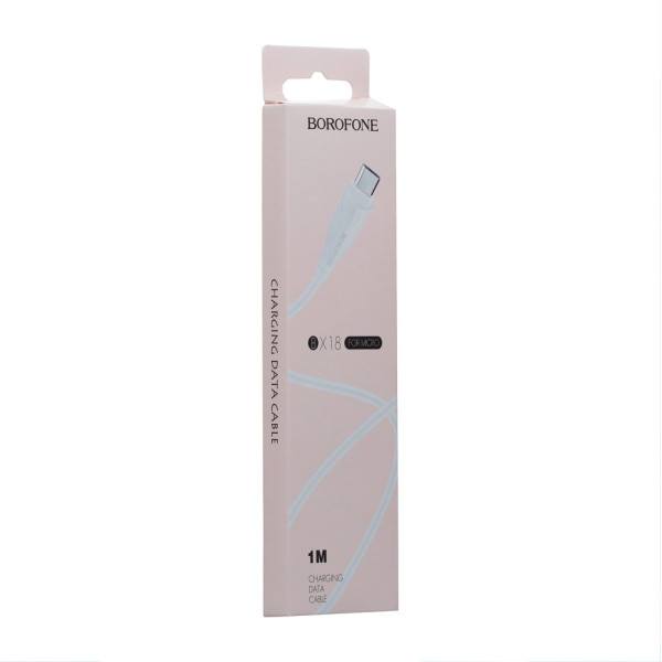 USB Borofone BX18 Micro Белый