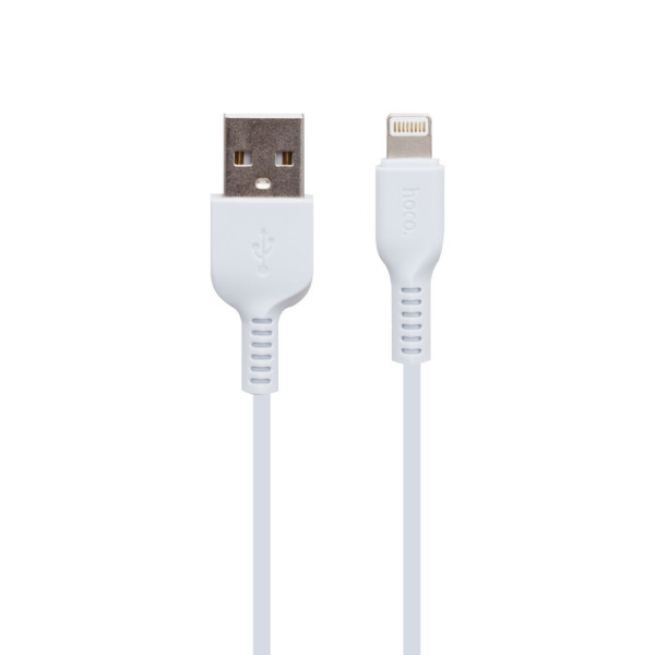 Авто Зарядное Устройство Hoco Z23 2USB Lightning Белый