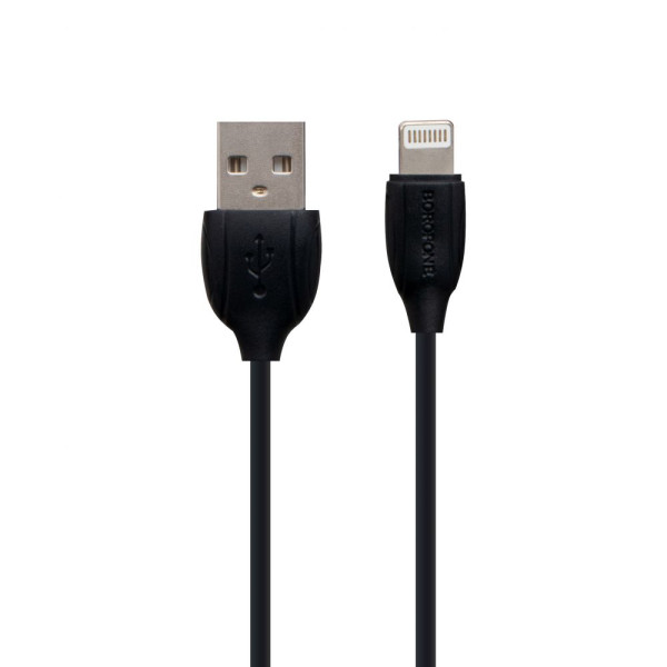 Кабель USB Borofone BX19 Benefit Lightning Колір Чорний