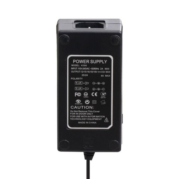 Универсальное Зарядное Устройство Для Ноутбука 100w 8 Pin Черный
