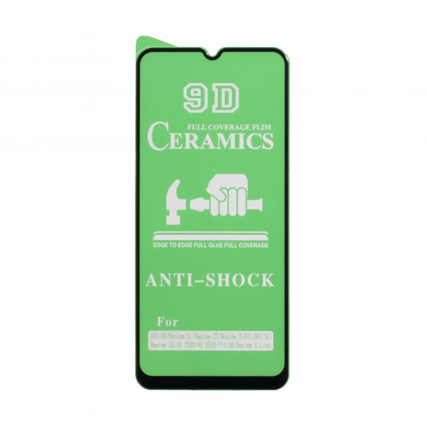 Захисне скло Film Ceramic for Realme C3 без упаковки Чорний