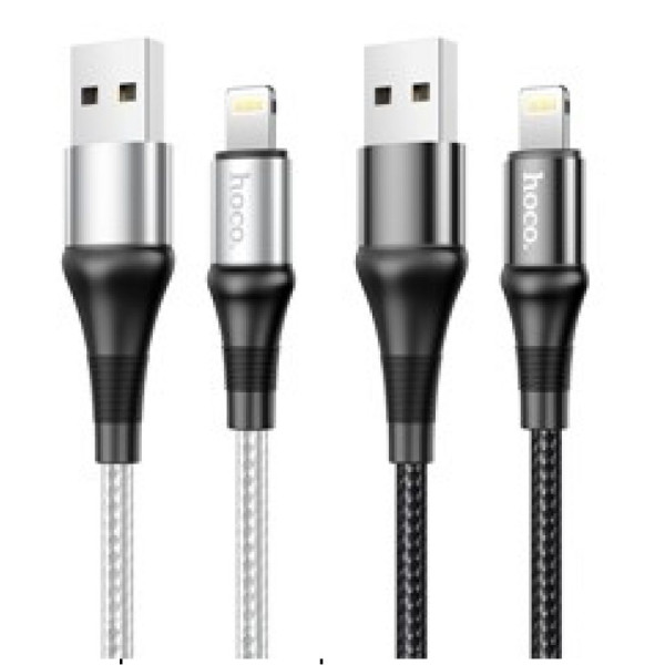Кабель USB Hoco X50 Excellent Lightning Чорний