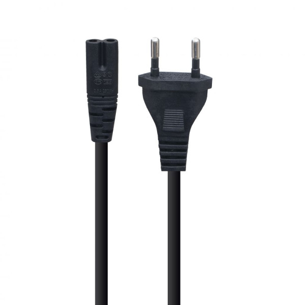 Сетевой шнур C7/F 2pin 1.5m Черный