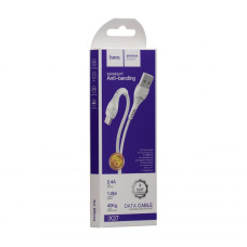Кабель USB Hoco X37 Cool Power Charging Micro Бiлий