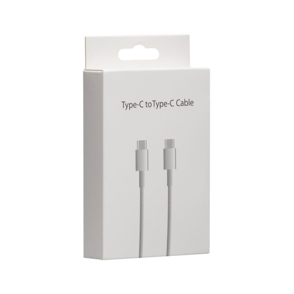 Кабель USB Onyx Type-C to Type-C No Logo Бiлий