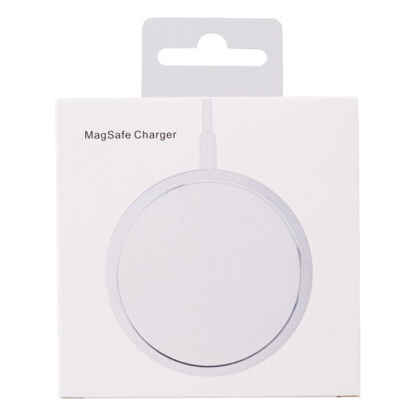 Беспроводное Зарядное Устройство Magnetic Type-C 15W NO LOGO Бiлий