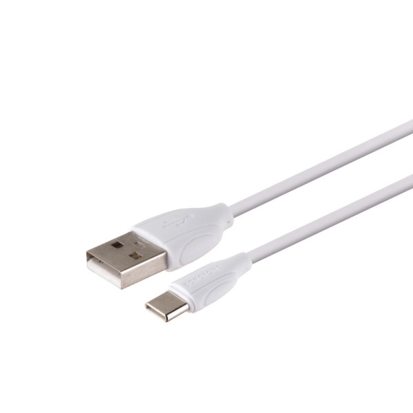 Авто Зарядное Устройство Borofone BZ14 Type-C 2USB 2.4A Белый
