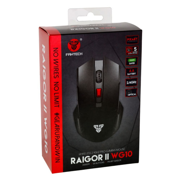 Wireless Мышь Игровая FANTECH WG10 Raigor II Красный