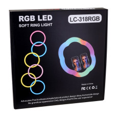 Лампа RGB LC-318(Flower Type) 33 cm Чорний