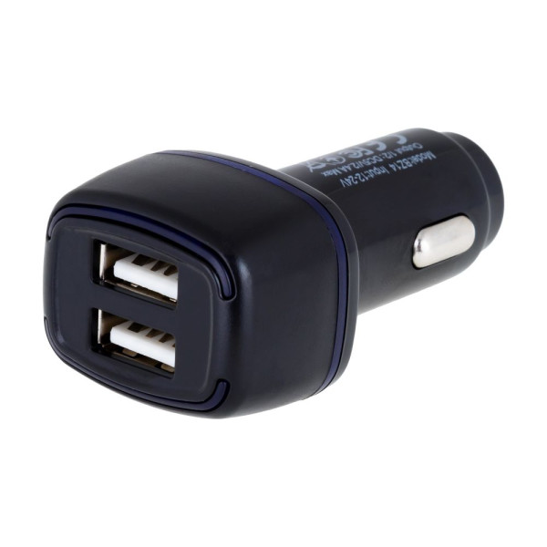 Авто Зарядное Устройство Borofone BZ14 Micro 2USB 2.4A Белый
