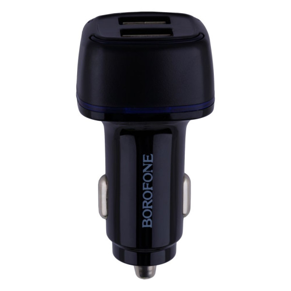 Авто Зарядное Устройство Borofone BZ14 Type-C 2USB 2.4A Белый