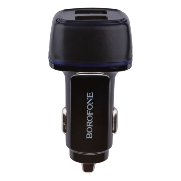 Авто Зарядное Устройство Borofone BZ14 2USB 2.4A Черный