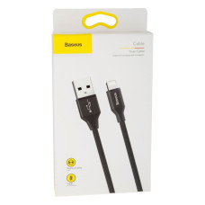 USB Baseus CALYW-B Lightning 0.6m Цвет Черный, 01