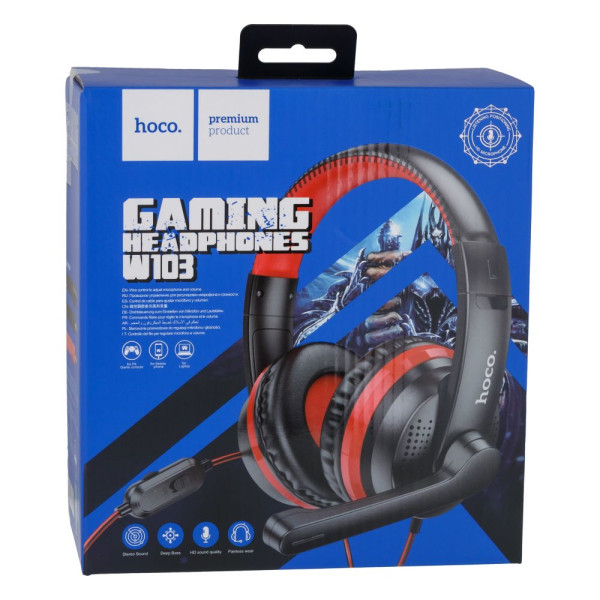 Игровые Наушники Hoco W103 Magic Черный