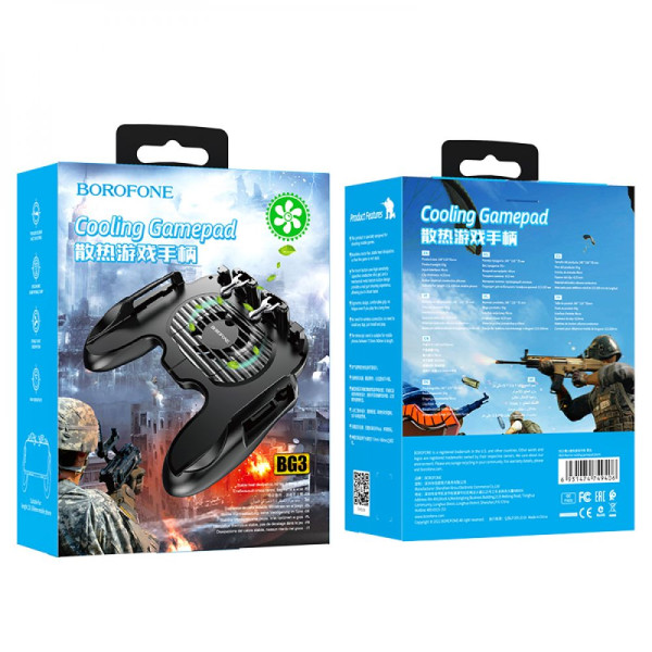 Геймпад Borofone BG3 Warrior Cooling Gamepad Чорний