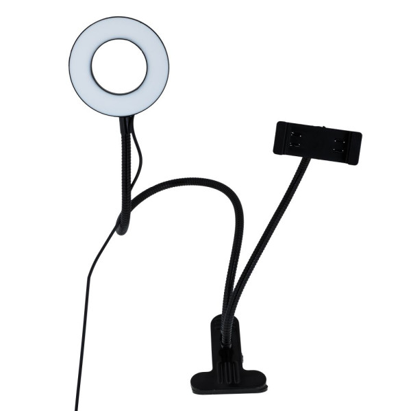 Лампа Fill Light 2 in 1 9cm на Прищепке мятая упаковка Черный