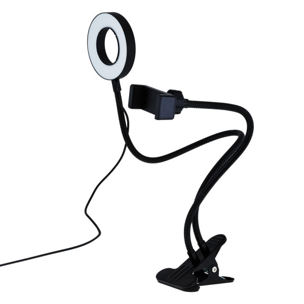 Лампа Fill Light 2 in 1 9cm на Прищепке мятая упаковка Черный