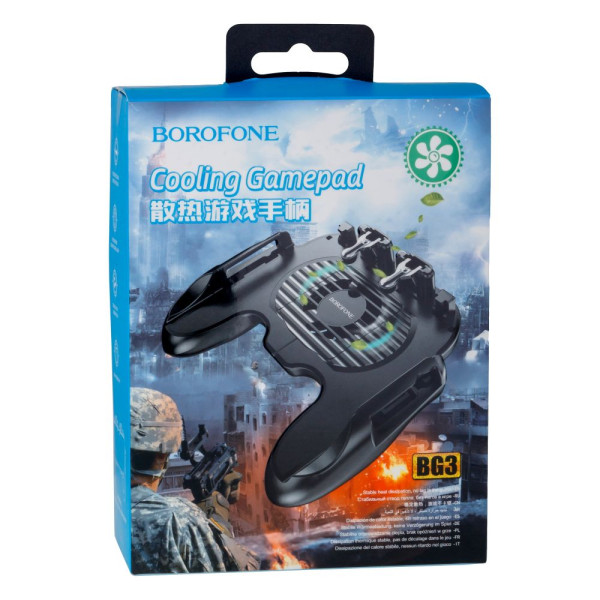 Геймпад Borofone BG3 Warrior Cooling Gamepad Чорний