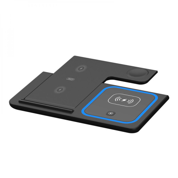 Беспроводное Зарядное Устройство XO WX023 3 в 1 For iP Watch Белый