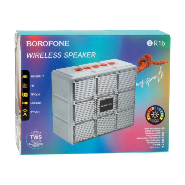 Колонка Borofone BR16 TWS Чорний