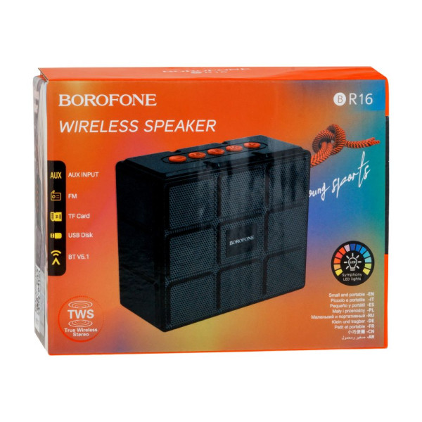 Колонка Borofone BR16 TWS Чорний