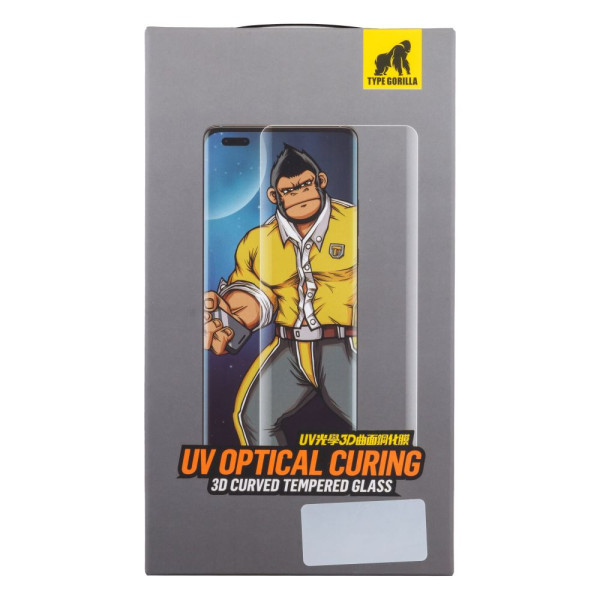 Защитное стекло Type Gorilla TG 2.5D Silk full для Samsung A01/M01 WT1 Черный