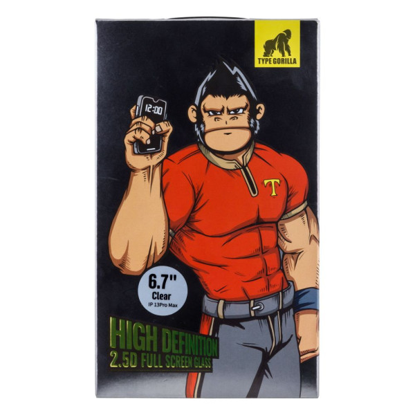 Защитное Стекло Type Gorilla 0.26 мм 2.5D HD NPT1 для iPhone 13/13 Pro/14/16e Прозрачный
