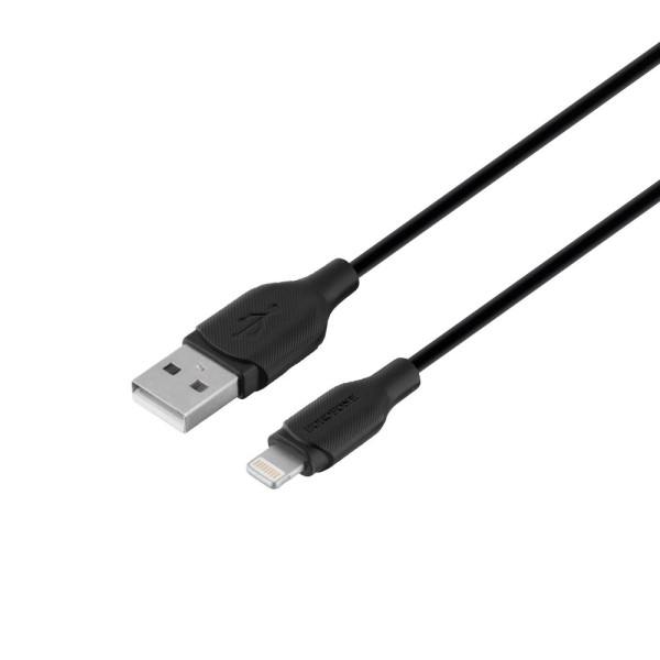 USB Borofone BX42 Silicone Lightning Цвет Черный