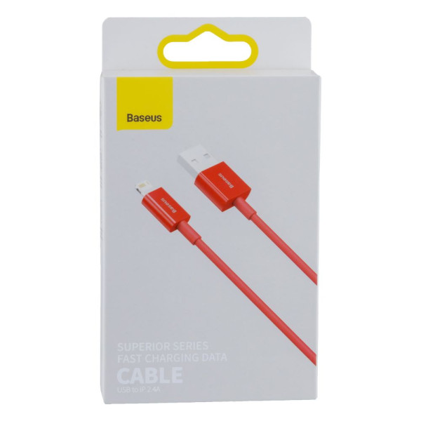 USB Baseus USB to Lightning 2.4A 2m CALYS-C Цвет Белый, 02