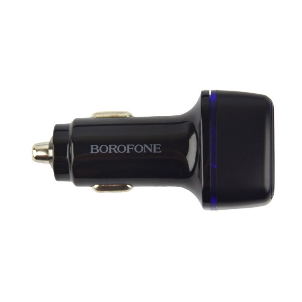 Авто Зарядное Устройство Borofone BZ14A PD20W+QC3.0 Type-C to Lightning 3A Белый
