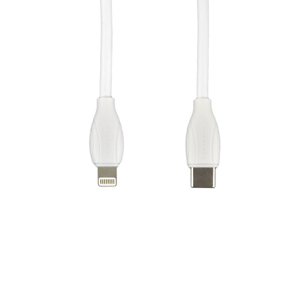 Кабель USB Borofone BX19 Type-C to Lightning 20W Бiлий