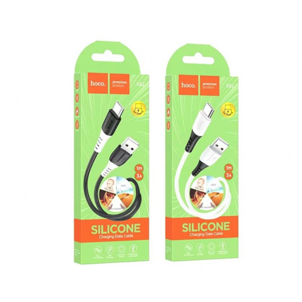 Кабель USB Hoco X82 Type-C Чорний Кабель USB Hoco X82 Type-C Чорний