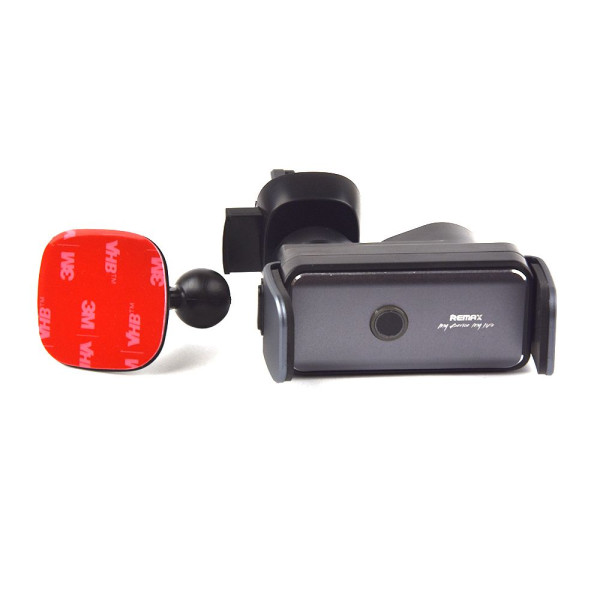 Автотримач Remax RM-C55 Electric Car Holder Сiрий