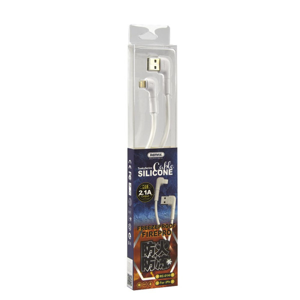 Кабель USB Remax RC-014i Tenky Lightning Чорний