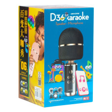 Микрофон-Колонка Wecome D36 Черный