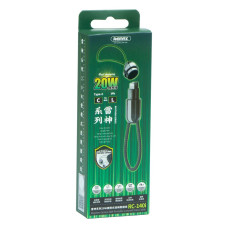 Кабель USB Remax RC-140i Raython series 20W Type-C to Lightning Чорний