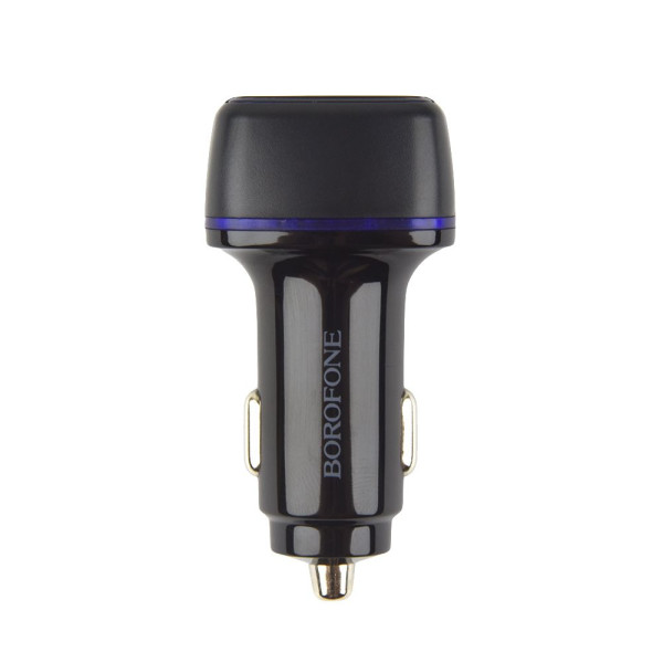 Авто Зарядное Устройство Borofone BZ14A PD20W+QC3.0 3A Черный