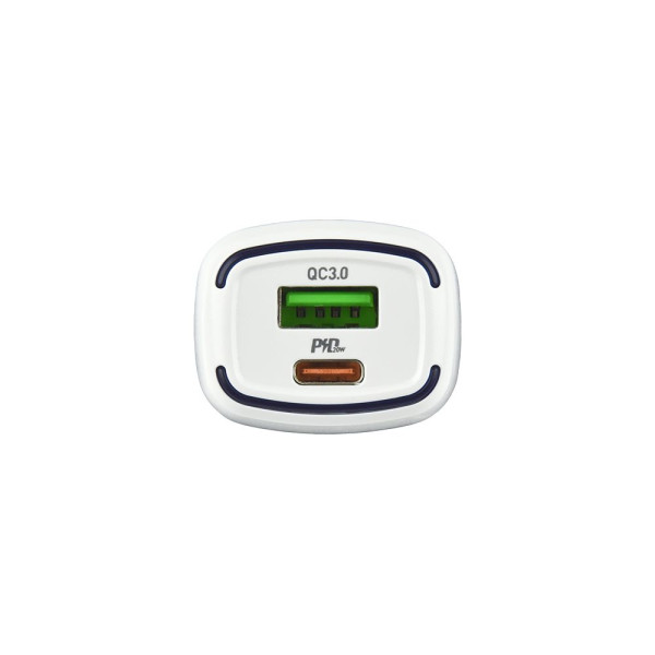 Авто Зарядное Устройство Borofone BZ14A PD20W+QC3.0 3A Черный