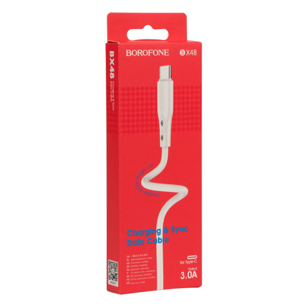 USB Borofone BX48 Type-C Черный