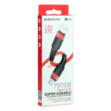 USB Borofone BU35 PD Type-C to Lightning 1,2m Красный