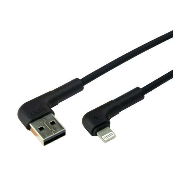 Кабель USB Remax RC-014i Tenky Lightning Чорний