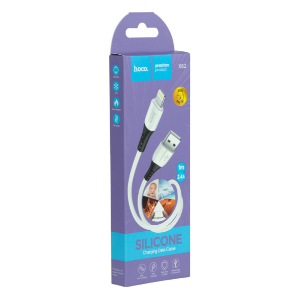 USB Hoco X82 Lightning Белый USB Hoco X82 Lightning Белый