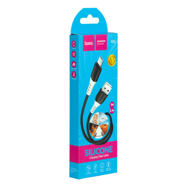 Кабель USB Hoco X82 Micro Білий