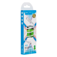 Кабель USB Hoco X83 Micro Білий