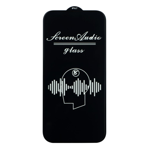 Защитное стекло Screen Audio for Apple iPhone 14 Pro Max без упаковки Черный