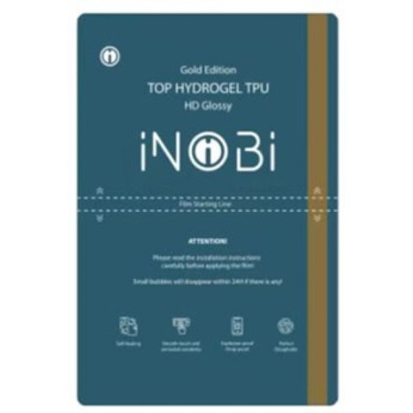 Гідрогель плівка iNobi GOLD PG-011 Korean / 25 штук (глянсова) 180*120мм