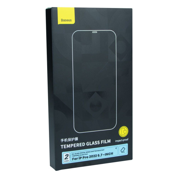 Захисне скло Baseus Crystal Антиударное 0.3 mm для iPhone 13 Pro Max/14 Plus (2 шт) SGJC030202 Прозорий